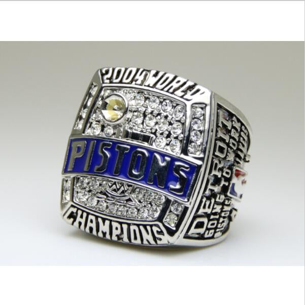 2004 Detroit Pistons NBA Finals Champions Logo Pin - Pistons 2nd  Championship